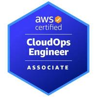 AWS Certified CloudOps Engineer Associate badge