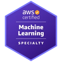 AWS Certified Machine Learning Specialty badge