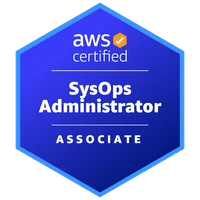 AWS Certified SysOps Administrator Associate badge